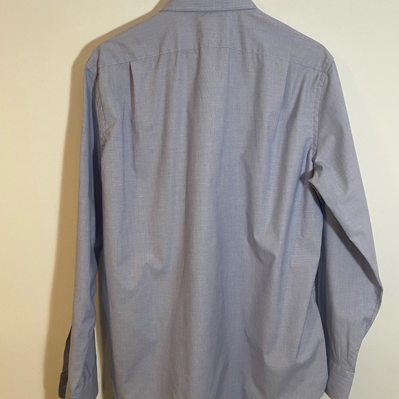 J Crew Men's Ludlow Dress Shirt Size L 16 1/2 - 35 Blue Slim Fit Button Down EUC - Picture 7 of 11